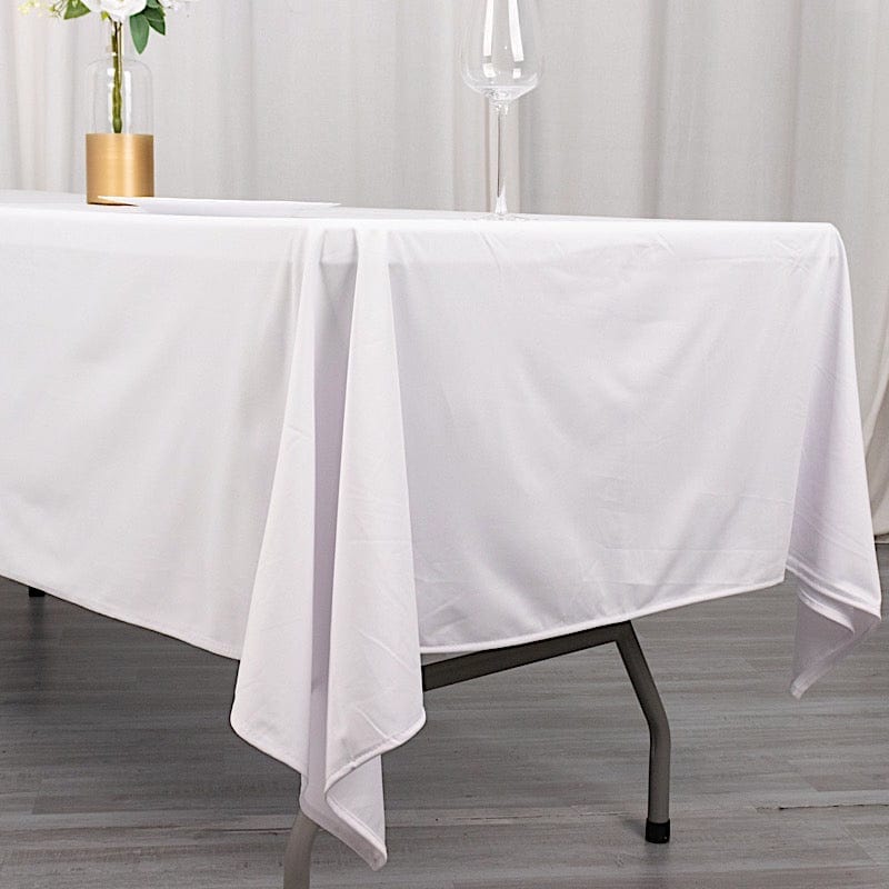 60" x 102" Scuba Polyester Rectangular Tablecloth