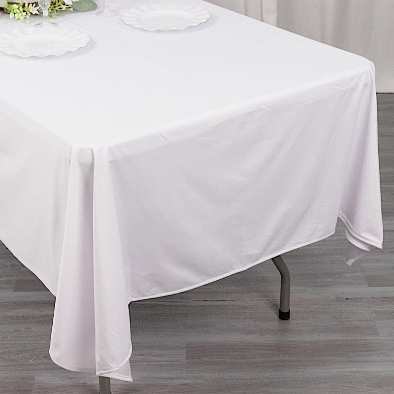 60" x 102" Scuba Polyester Rectangular Tablecloth