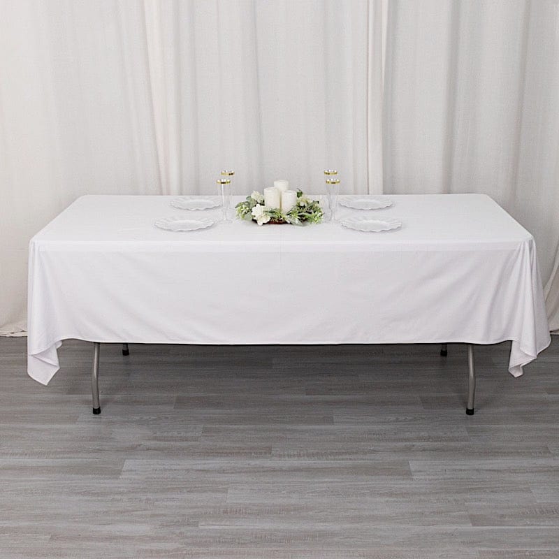 60" x 102" Scuba Polyester Rectangular Tablecloth