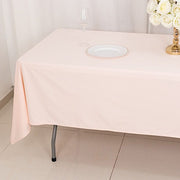 60" x 102" Scuba Polyester Rectangular Tablecloth