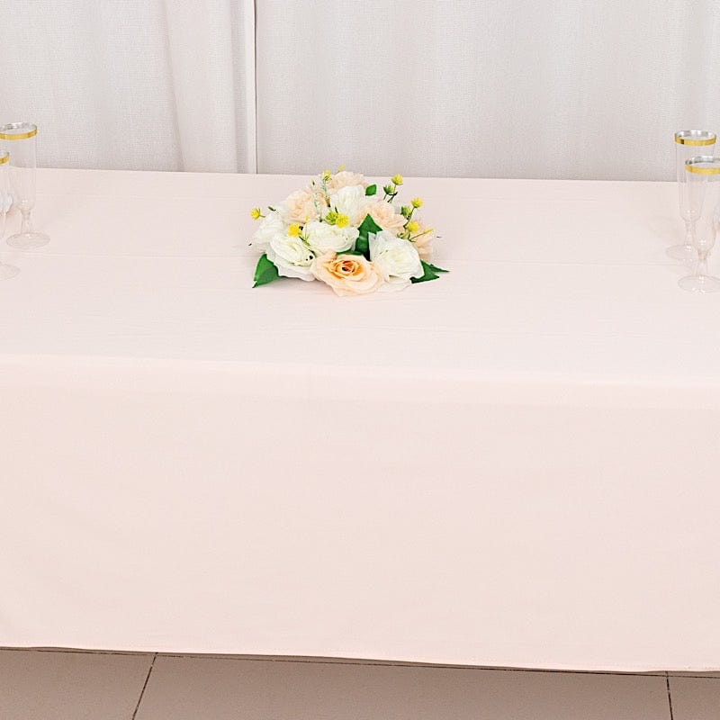 60" x 102" Scuba Polyester Rectangular Tablecloth