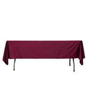 60" x 102" Scuba Polyester Rectangular Tablecloth