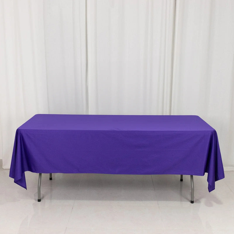 60" x 102" Scuba Polyester Rectangular Tablecloth