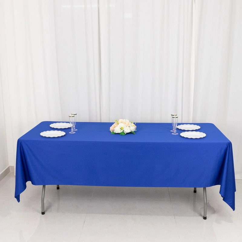 60" x 102" Scuba Polyester Rectangular Tablecloth