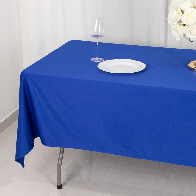 60" x 102" Scuba Polyester Rectangular Tablecloth