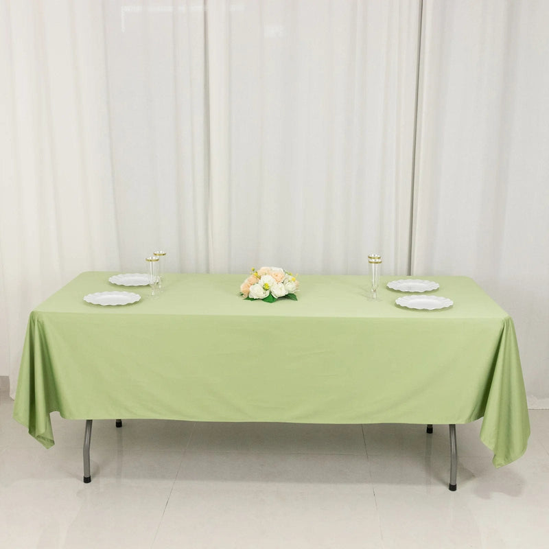 60" x 102" Scuba Polyester Rectangular Tablecloth
