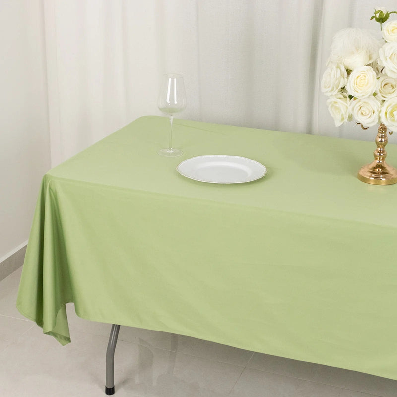 60" x 102" Scuba Polyester Rectangular Tablecloth