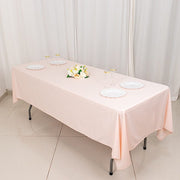 60" x 102" Scuba Polyester Rectangular Tablecloth