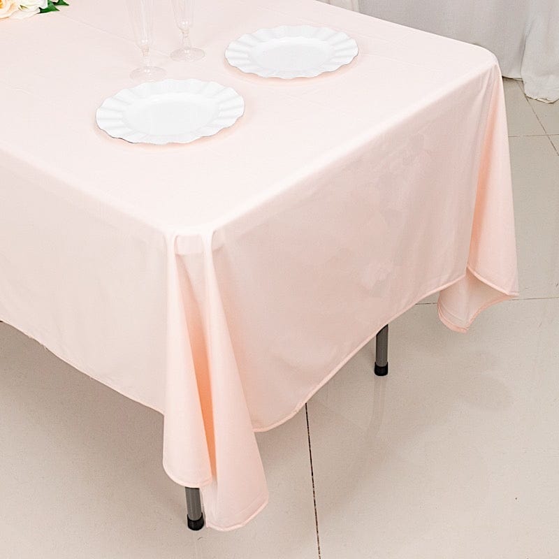 60" x 102" Scuba Polyester Rectangular Tablecloth