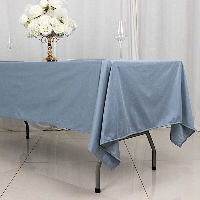 60" x 102" Scuba Polyester Rectangular Tablecloth