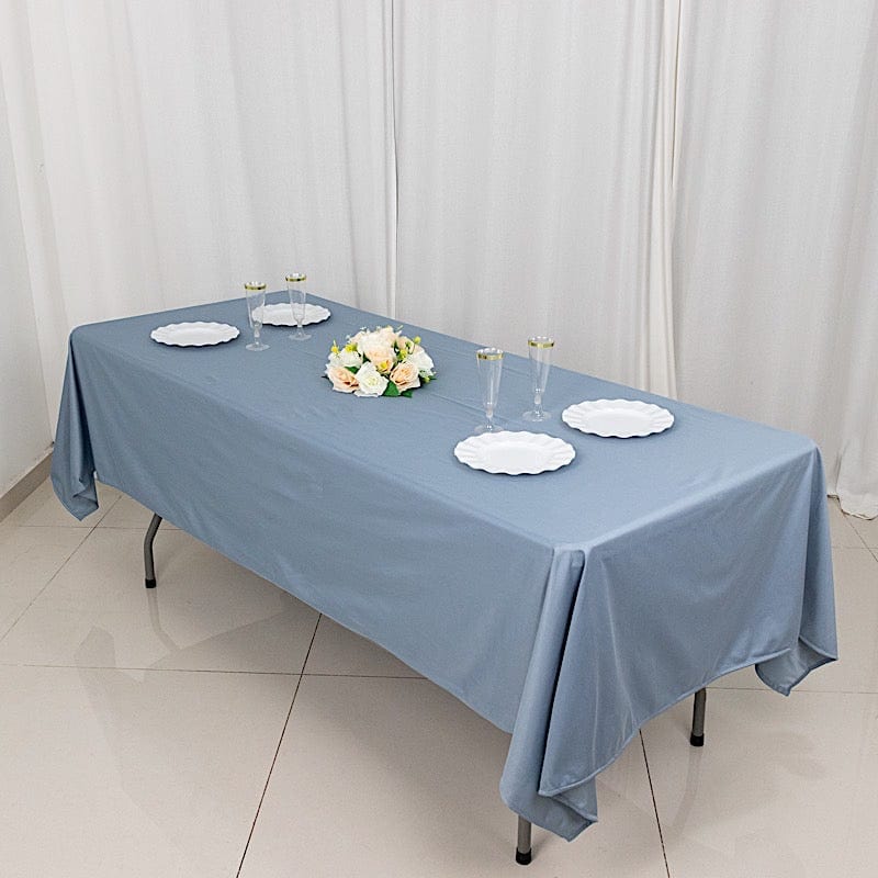 60" x 102" Scuba Polyester Rectangular Tablecloth