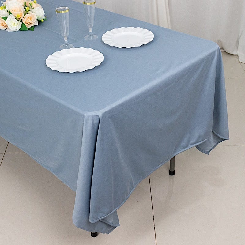 60" x 102" Scuba Polyester Rectangular Tablecloth
