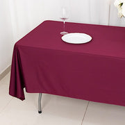 60" x 102" Scuba Polyester Rectangular Tablecloth