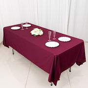 60" x 102" Scuba Polyester Rectangular Tablecloth