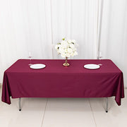 60" x 102" Scuba Polyester Rectangular Tablecloth