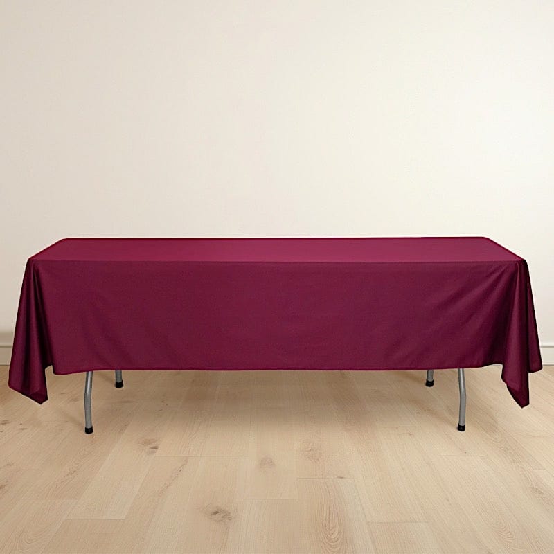 60" x 102" Scuba Polyester Rectangular Tablecloth