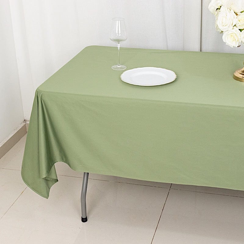 60" x 102" Scuba Polyester Rectangular Tablecloth