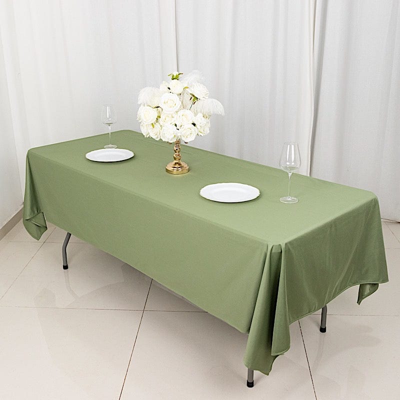 60" x 102" Scuba Polyester Rectangular Tablecloth