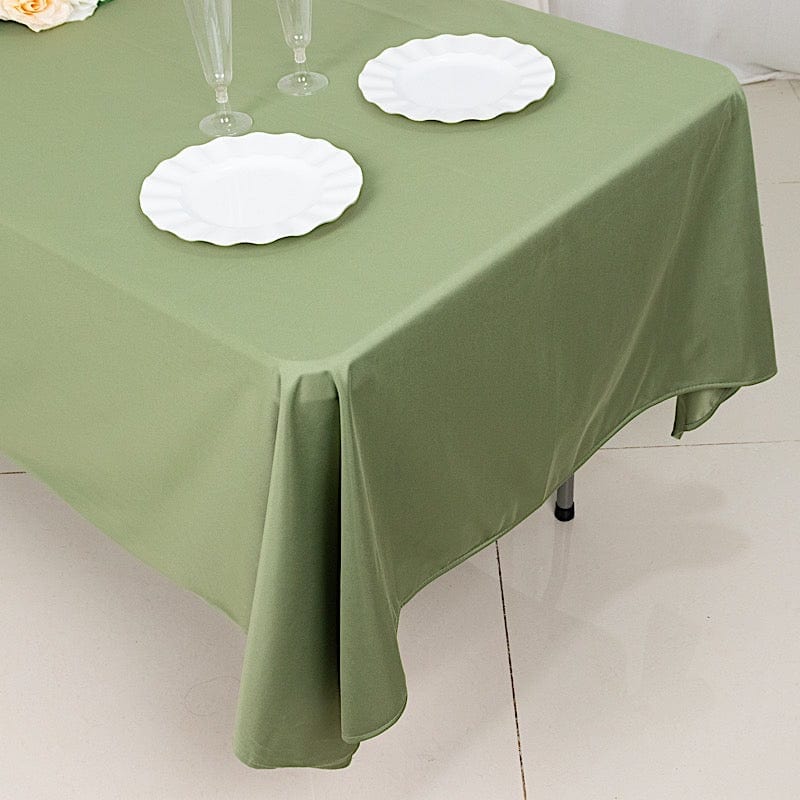 60" x 102" Scuba Polyester Rectangular Tablecloth
