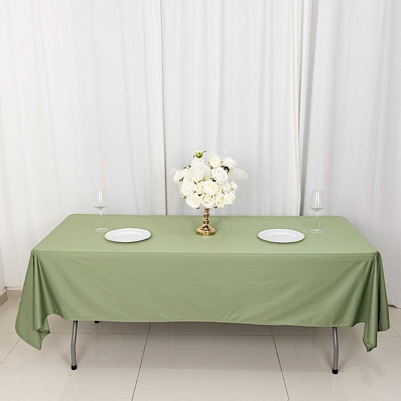 60" x 102" Scuba Polyester Rectangular Tablecloth