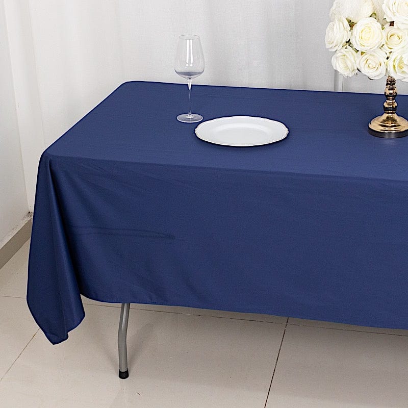 60" x 102" Scuba Polyester Rectangular Tablecloth