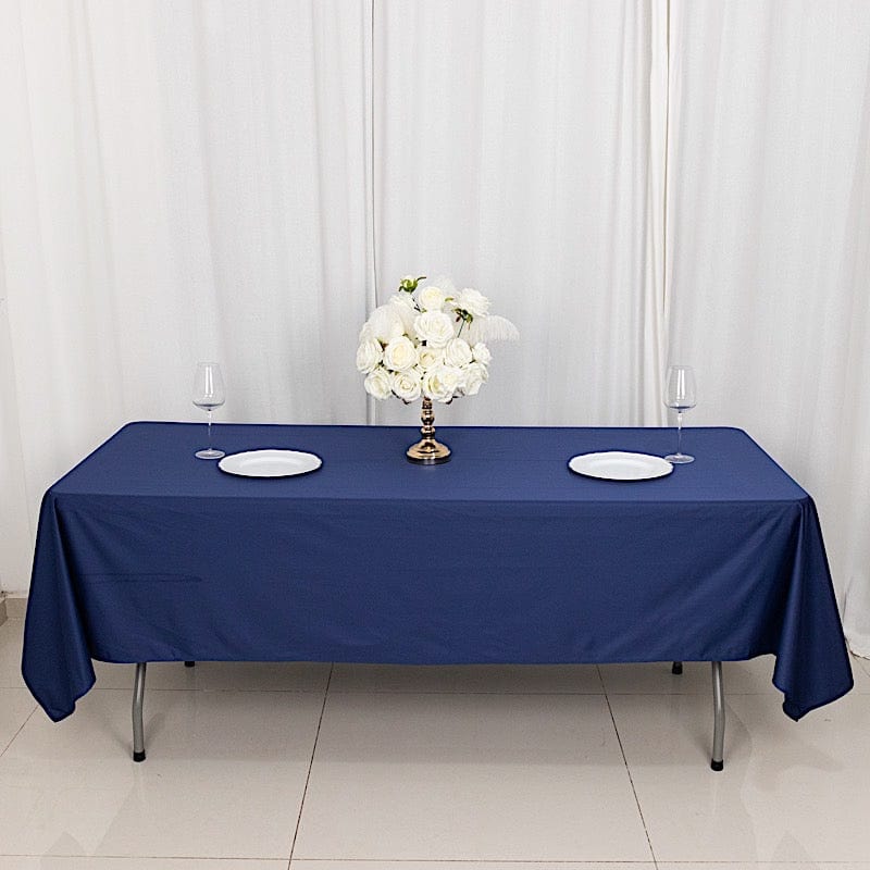 60" x 102" Scuba Polyester Rectangular Tablecloth