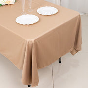60" x 102" Scuba Polyester Rectangular Tablecloth