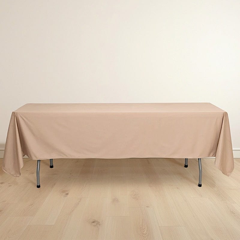 60" x 102" Scuba Polyester Rectangular Tablecloth