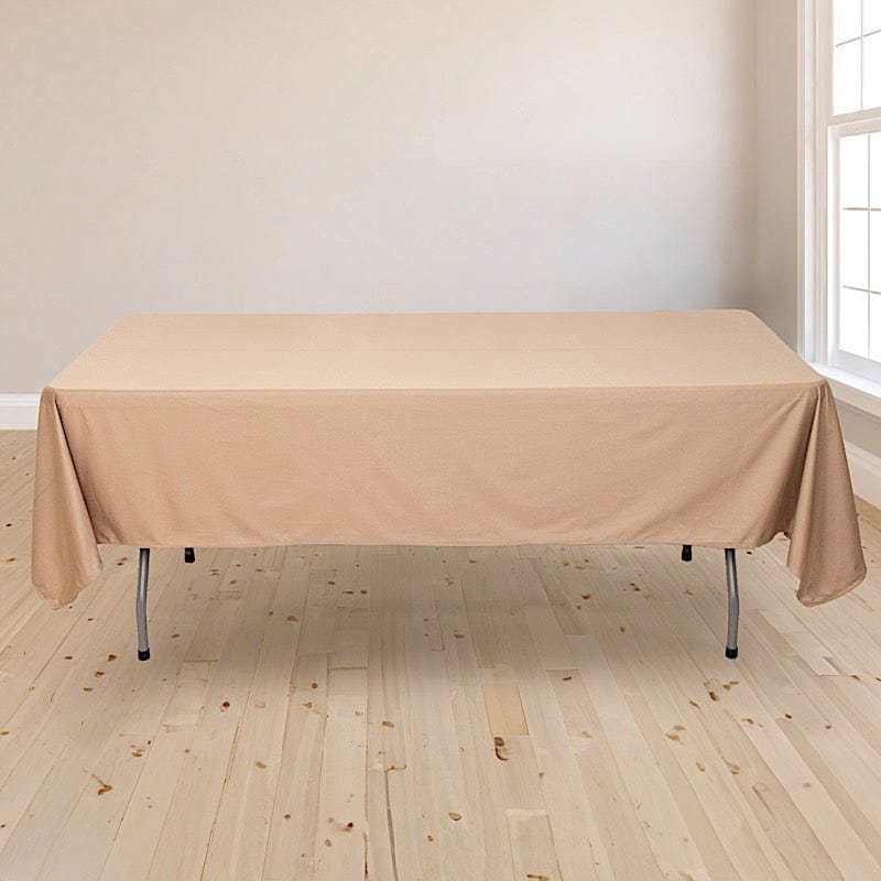 60" x 102" Scuba Polyester Rectangular Tablecloth