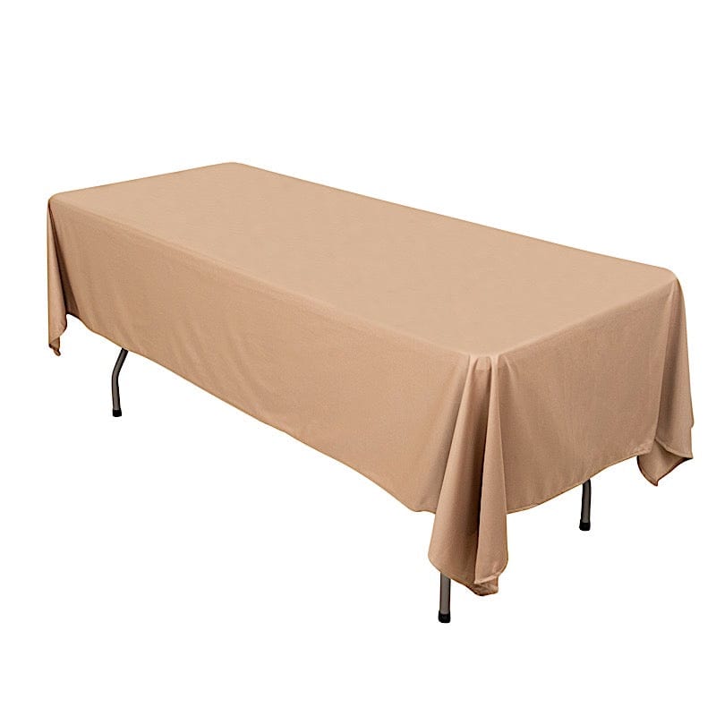 60" x 102" Scuba Polyester Rectangular Tablecloth