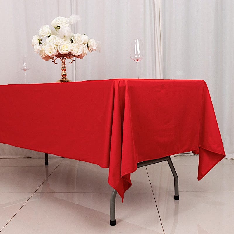 60" x 102" Scuba Polyester Rectangular Tablecloth