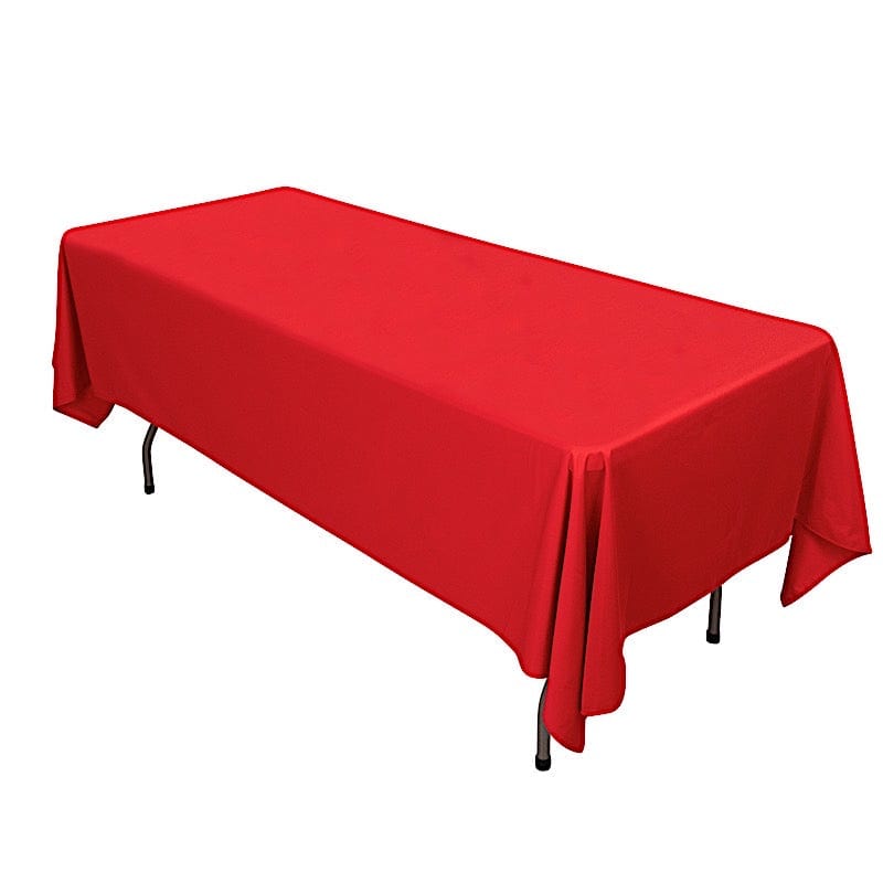 60" x 102" Scuba Polyester Rectangular Tablecloth
