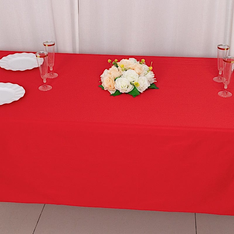 60" x 102" Scuba Polyester Rectangular Tablecloth