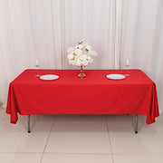 60" x 102" Scuba Polyester Rectangular Tablecloth