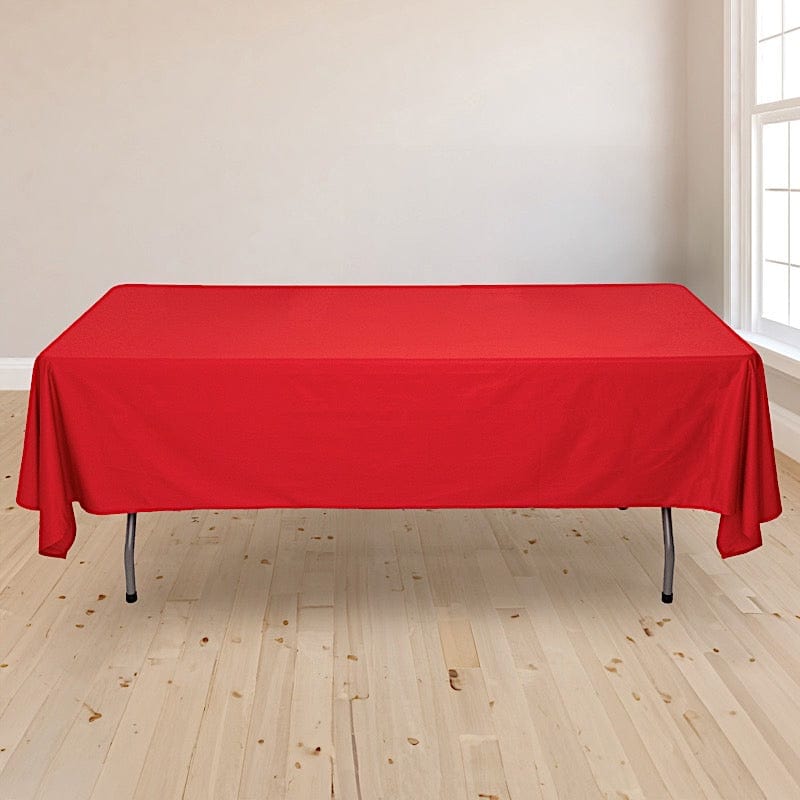 60" x 102" Scuba Polyester Rectangular Tablecloth