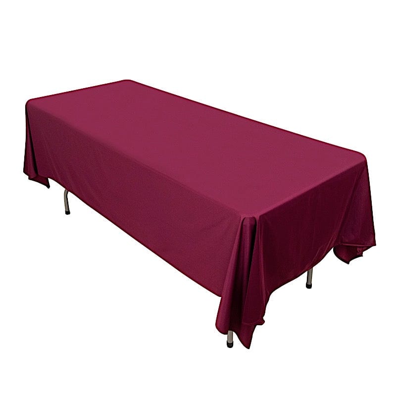 60" x 102" Scuba Polyester Rectangular Tablecloth