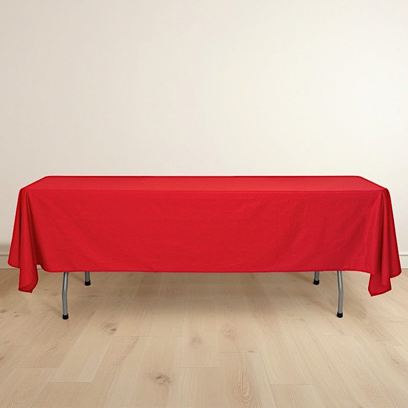 60" x 102" Scuba Polyester Rectangular Tablecloth