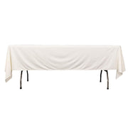 60" x 102" Scuba Polyester Rectangular Tablecloth TAB_SCUBA_60102_IVR