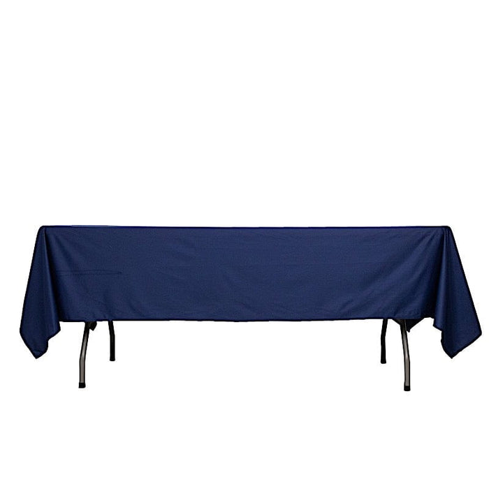60" x 102" Scuba Polyester Rectangular Tablecloth TAB_SCUBA_60102_NAVY