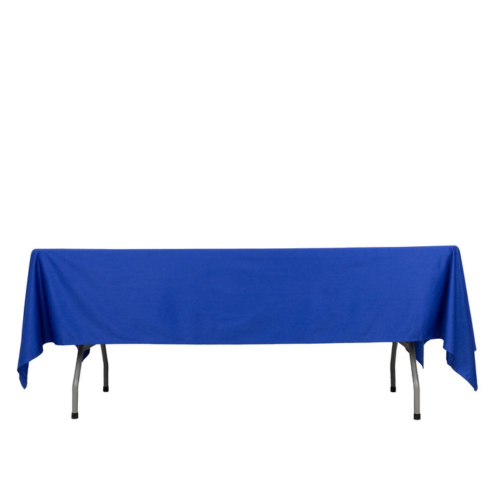 60" x 102" Scuba Polyester Rectangular Tablecloth TAB_SCUBA_60102_ROY