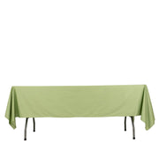 60" x 102" Scuba Polyester Rectangular Tablecloth TAB_SCUBA_60102_SAGE