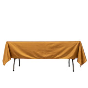 60" x 102" Scuba Polyester Rectangular Tablecloth TAB_SCUBA_SH_60102_GOLD