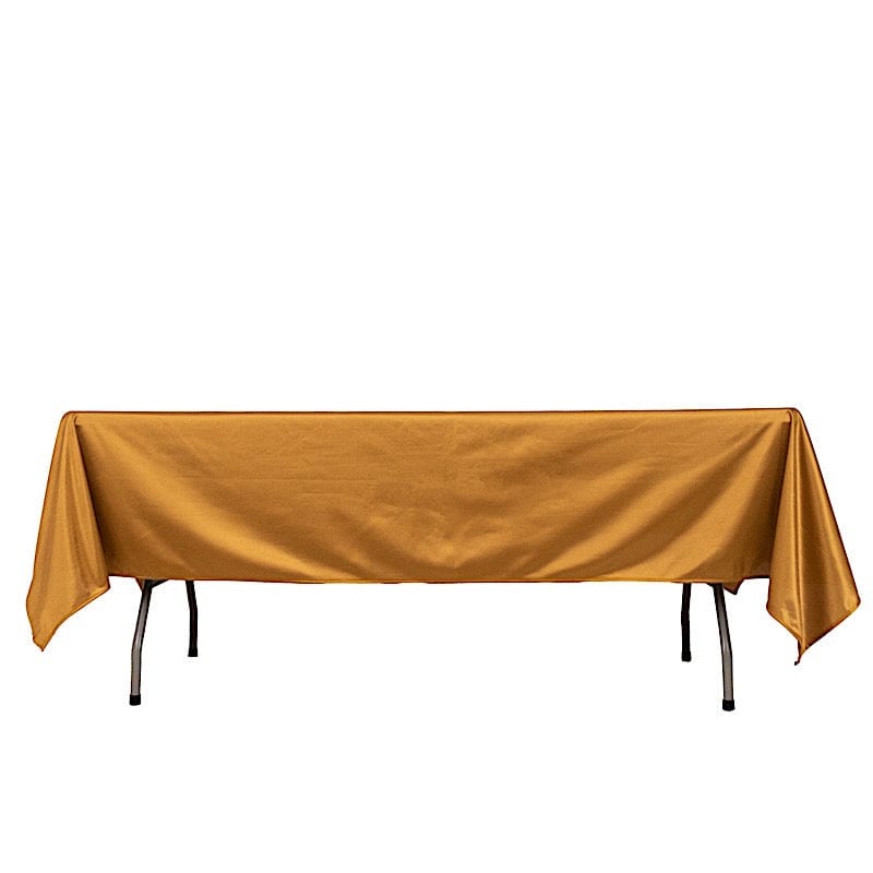 60" x 102" Scuba Polyester Rectangular Tablecloth TAB_SCUBA_SH_60102_GOLD