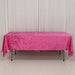 60" x 102" Seamless Premium Crushed Velvet Rectangle Tablecloth