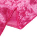 60" x 102" Seamless Premium Crushed Velvet Rectangle Tablecloth