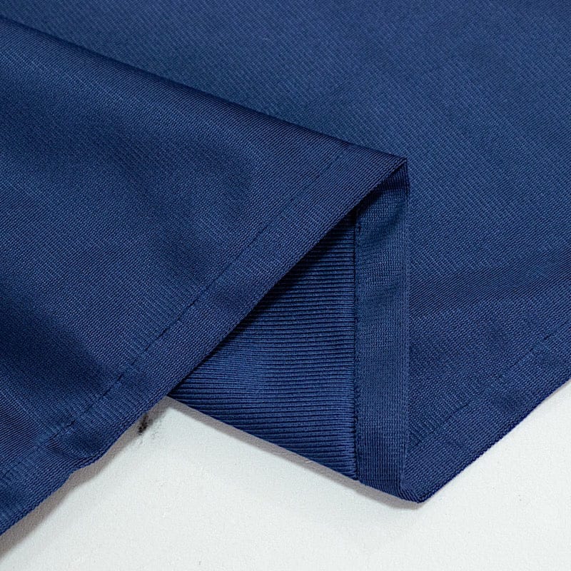 60" x 126" Fire Retardant Scuba Polyester Rectangle Tablecloth