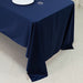 60" x 126" Fire Retardant Scuba Polyester Rectangle Tablecloth