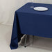 60" x 126" Fire Retardant Scuba Polyester Rectangle Tablecloth