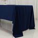 60" x 126" Fire Retardant Scuba Polyester Rectangle Tablecloth