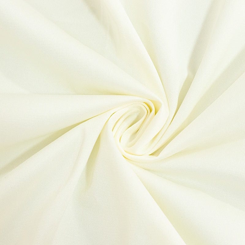 60" x 126" Fire Retardant Scuba Polyester Rectangle Tablecloth